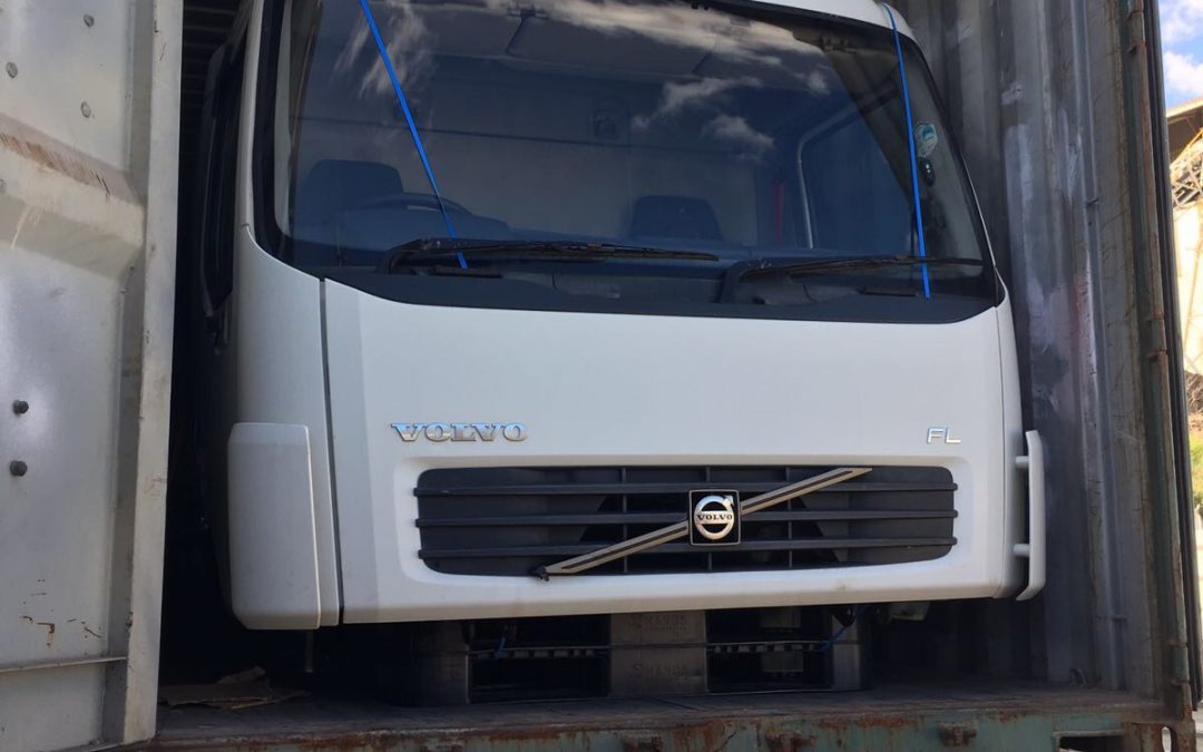 Container of Truck Cabs to Australia