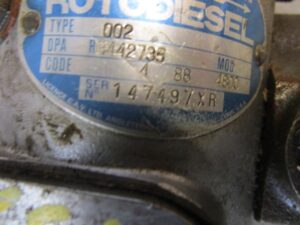 CAV Roto DIesel Fuel Injection Pump 3442735
