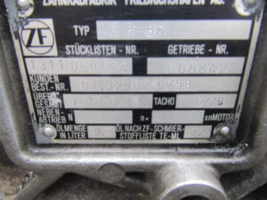 ZF 6S66 6 Speed gearbox